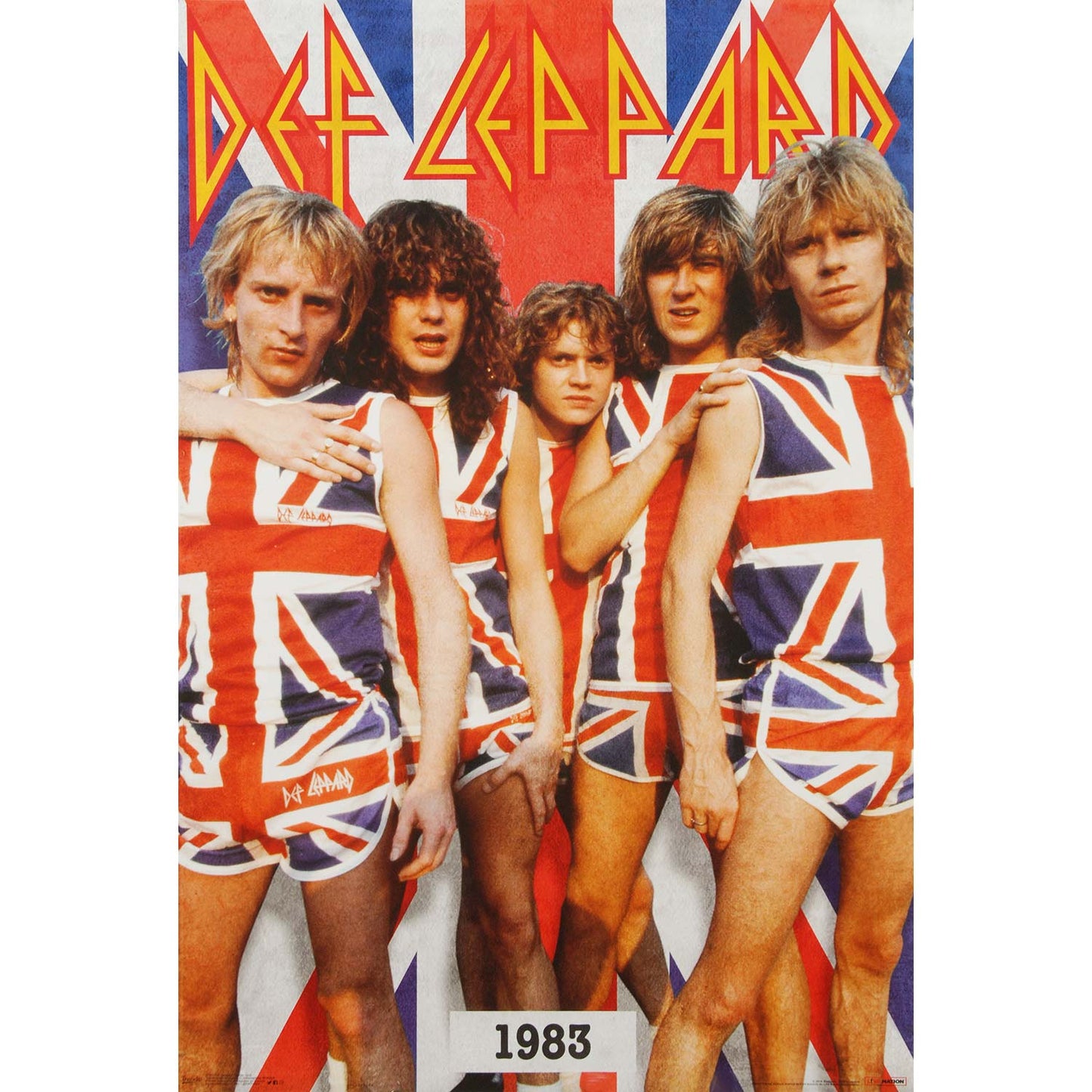 Def Leppard Union Jack Domestic Poster