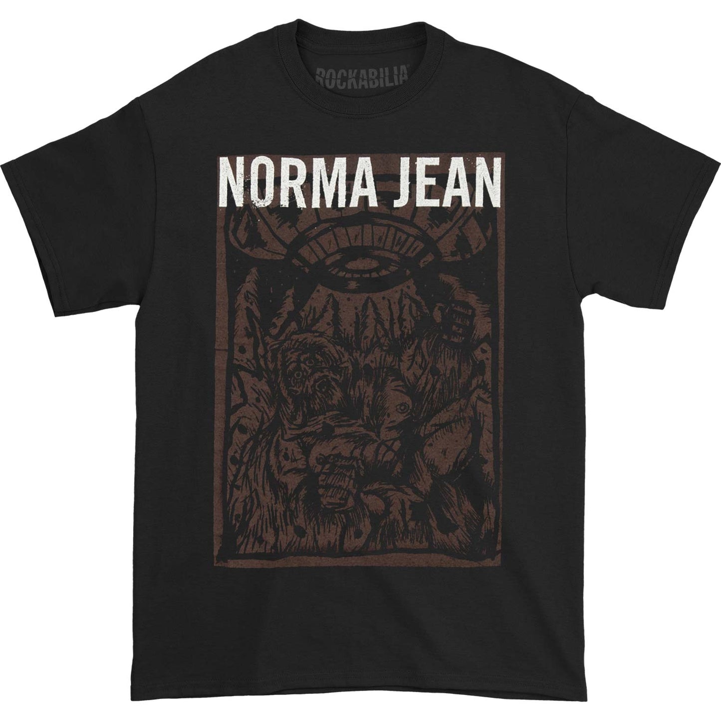 Norma Jean Screen Print on Black Tee T-shirt