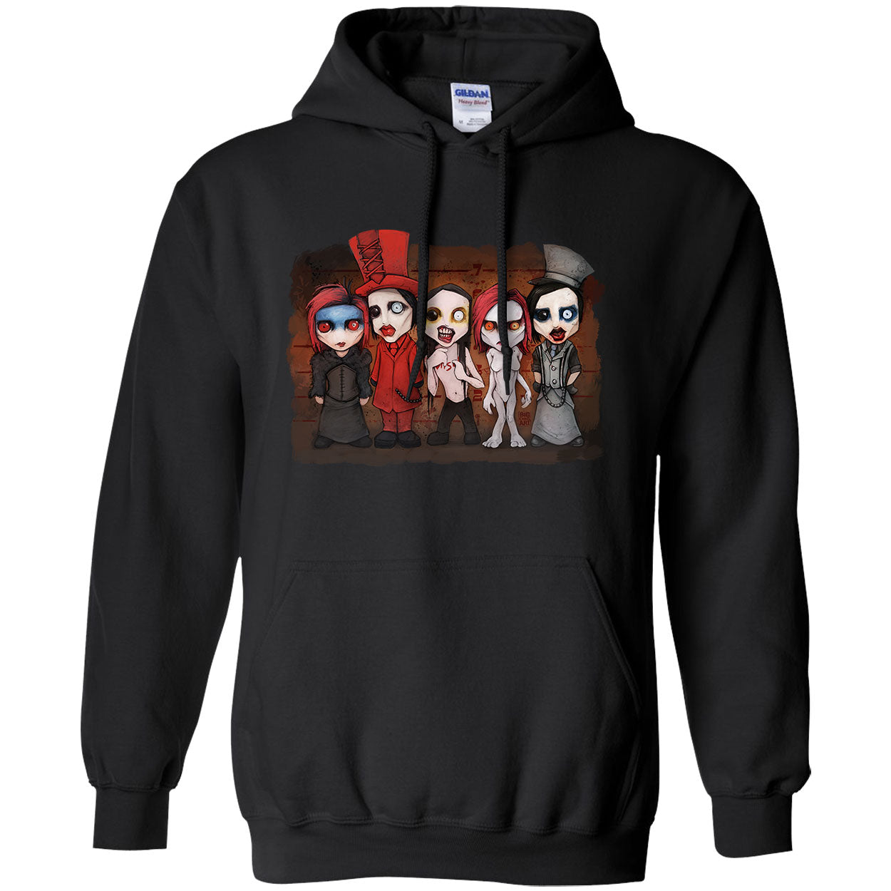 Big Chris Art Beautiful People Hooded Sweatshirt