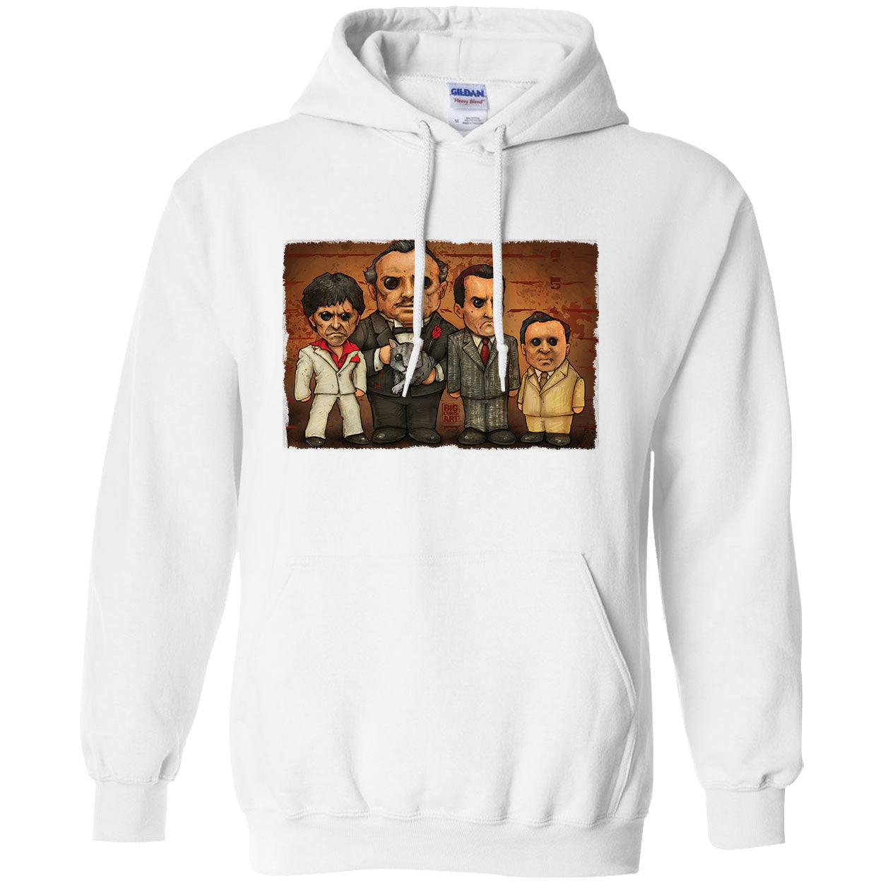 Big Chris Art Gangster Line Up Hooded Sweatshirt