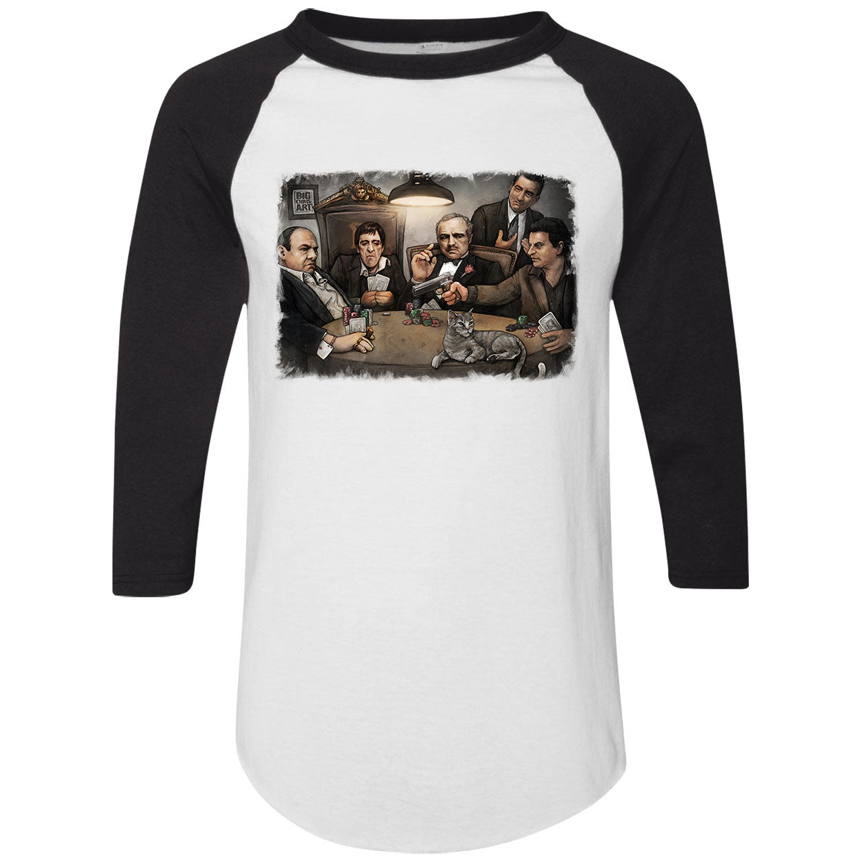 Gangsters Playing Poker Baseball Jersey