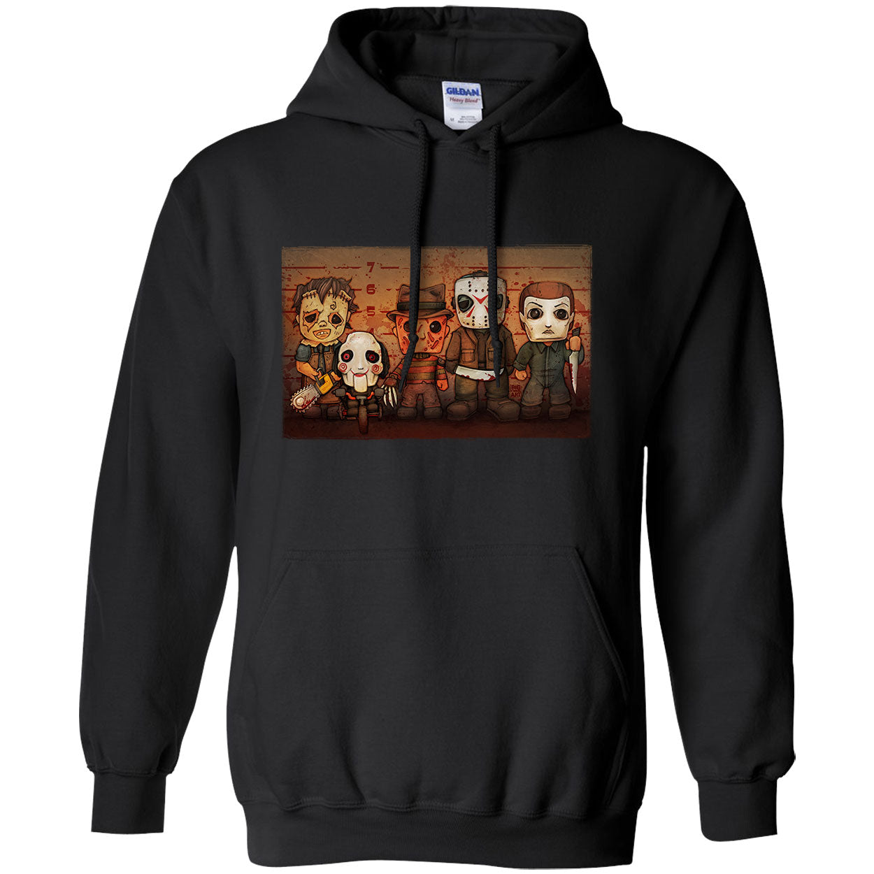 Big Chris Art Killer Line Up Hooded Sweatshirt
