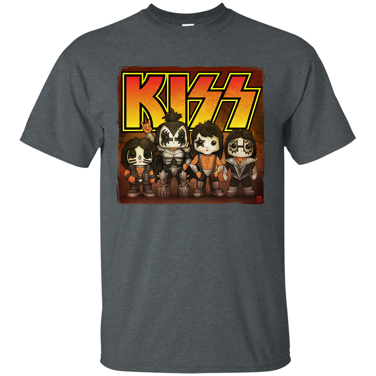 Big Chris Art Kiss Line Up T-shirt