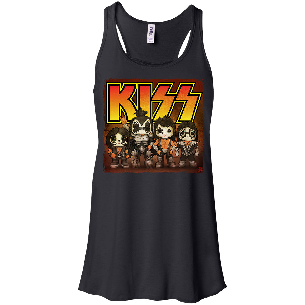 Kiss Line Up Womens Tank