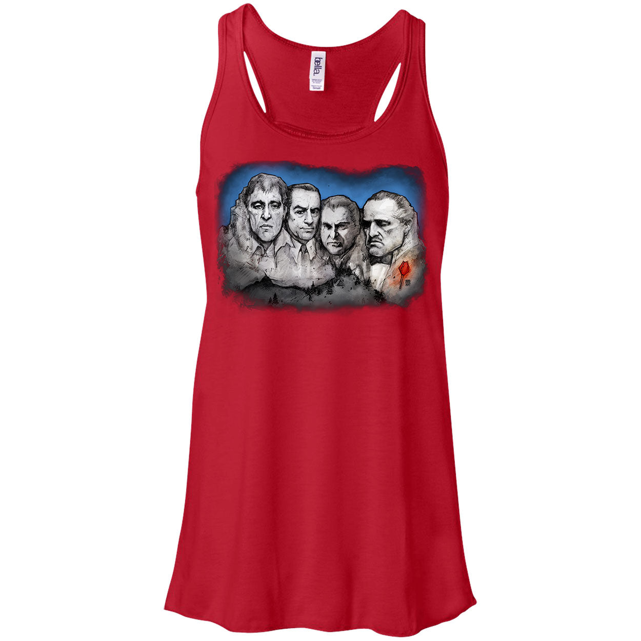 Big Chris Art Mt MobMore Womens Tank