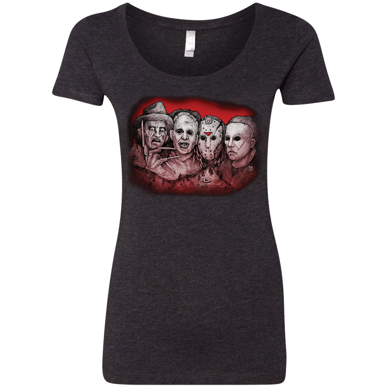 MT SlashMore Scoop Neck Junior Top