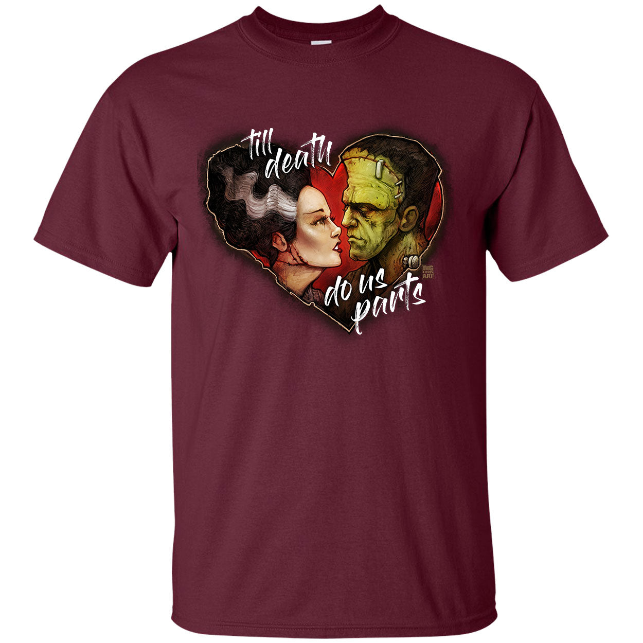 Big Chris Art Frank and Bride T-shirt