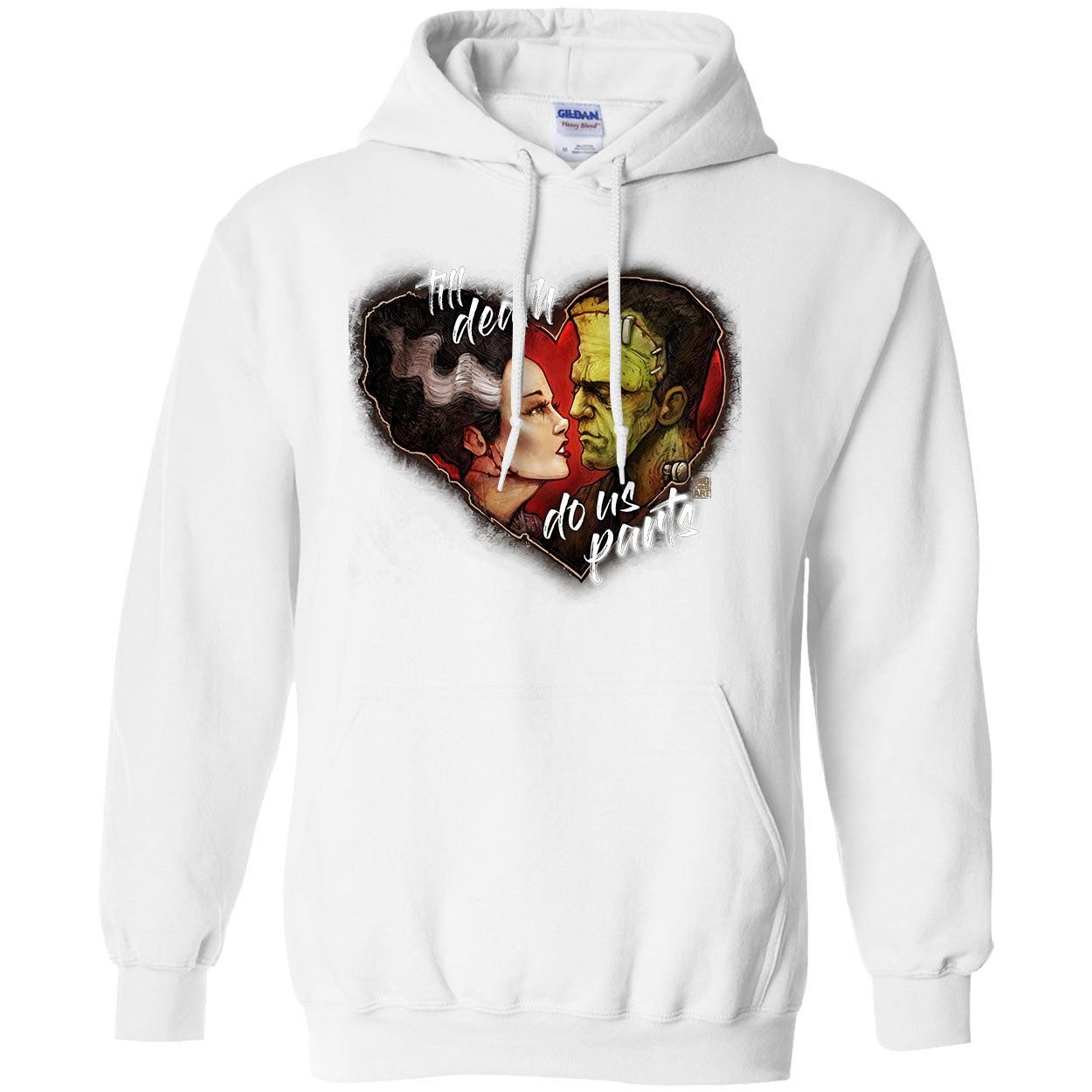 Big Chris Art Frank and Bride Hooded Sweatshirt
