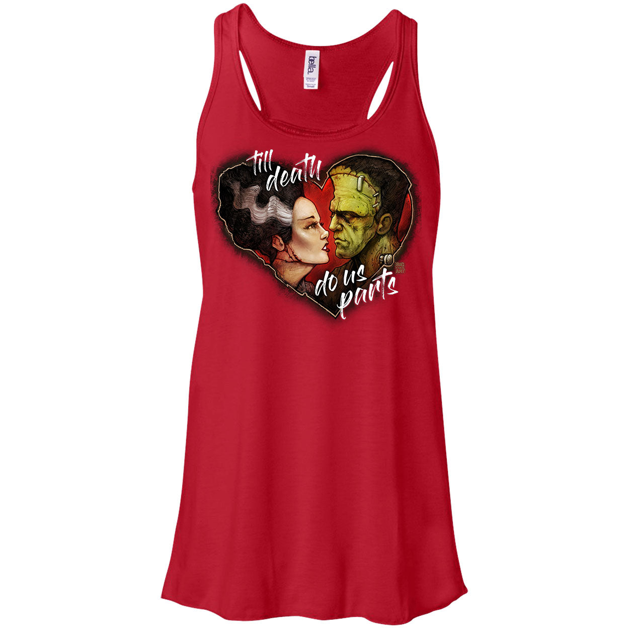 Big Chris Art Frank and Bride Womens Tank
