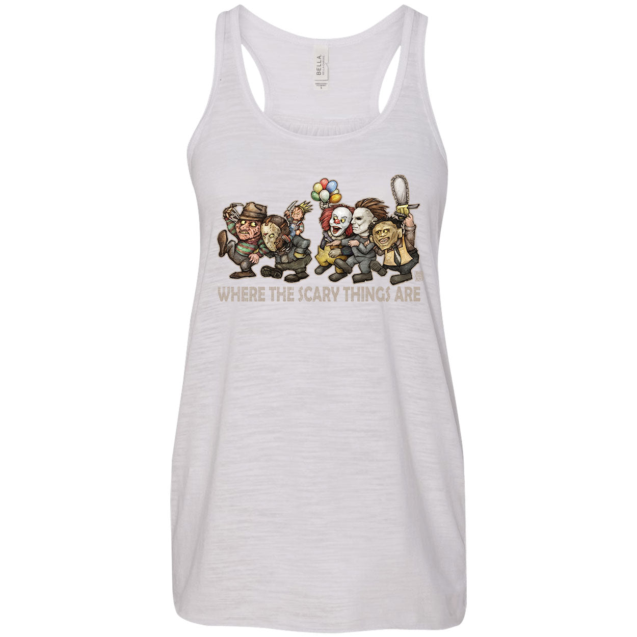 Where the Scary Things Are Womens Tank