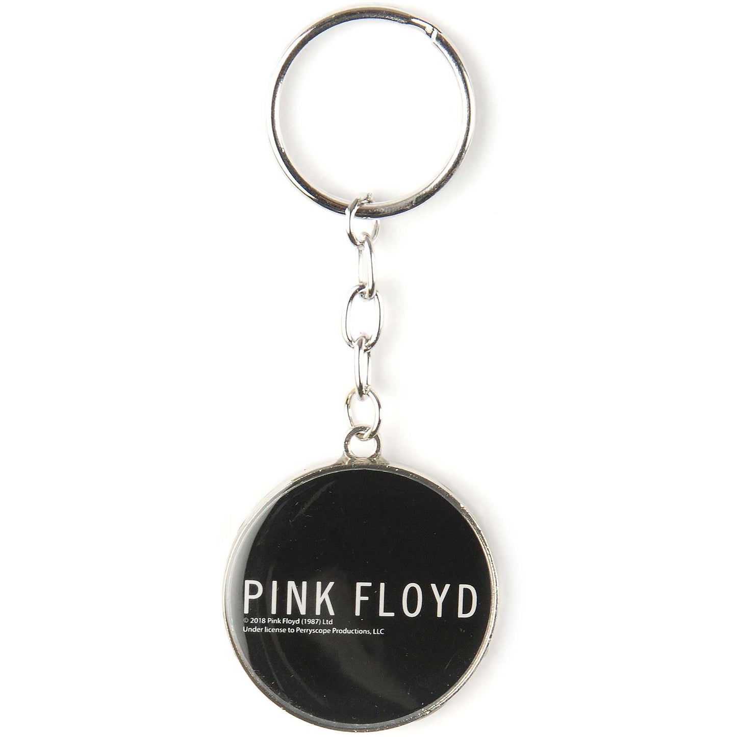 Pink Floyd Darkside Print Under Dome Glass Keychain Plastic Key Chain
