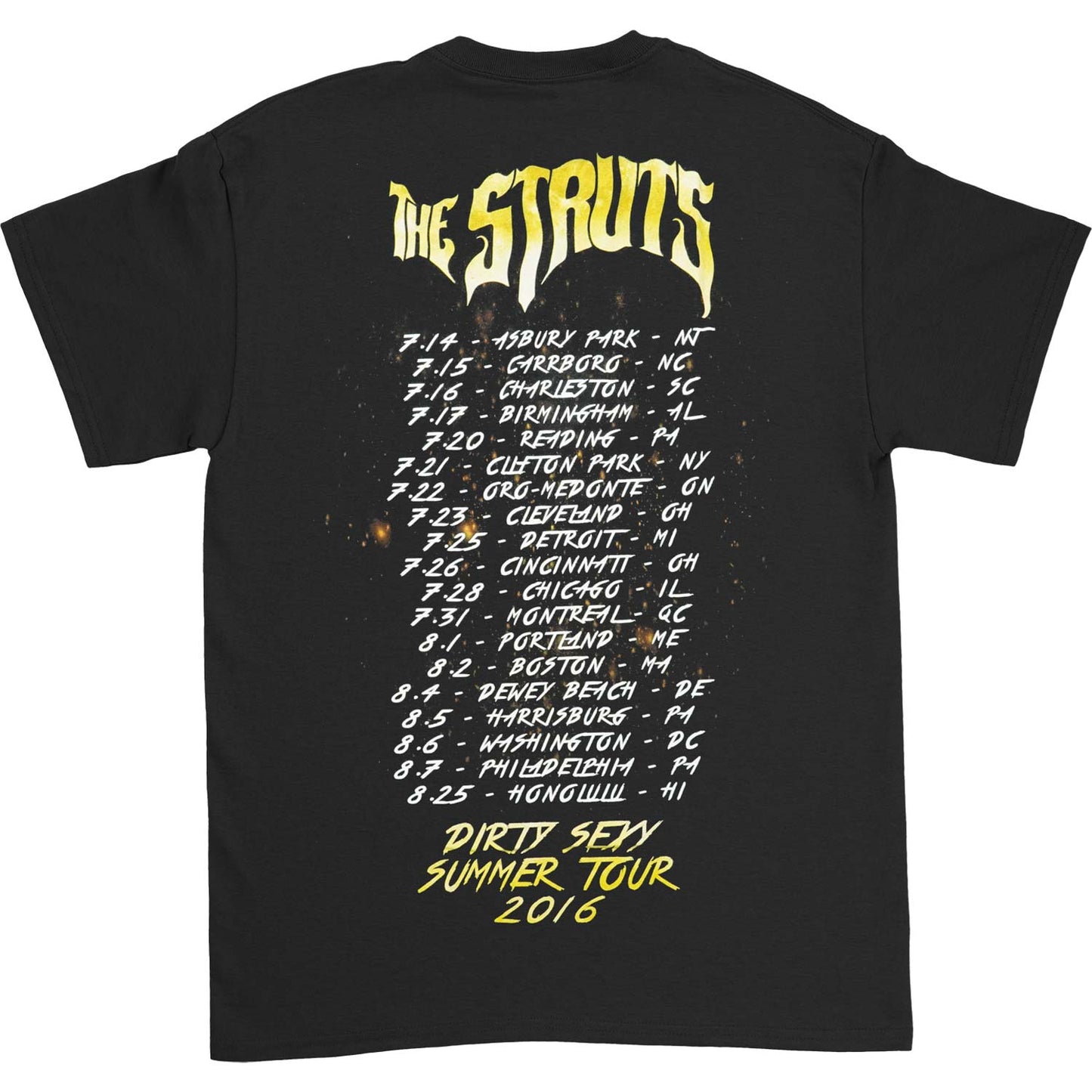 Dirty Sexy Summer 2016 Tour T-shirt