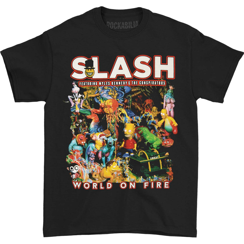 Slash World On Fire T-shirt 403898 Rockabilia Merch Store