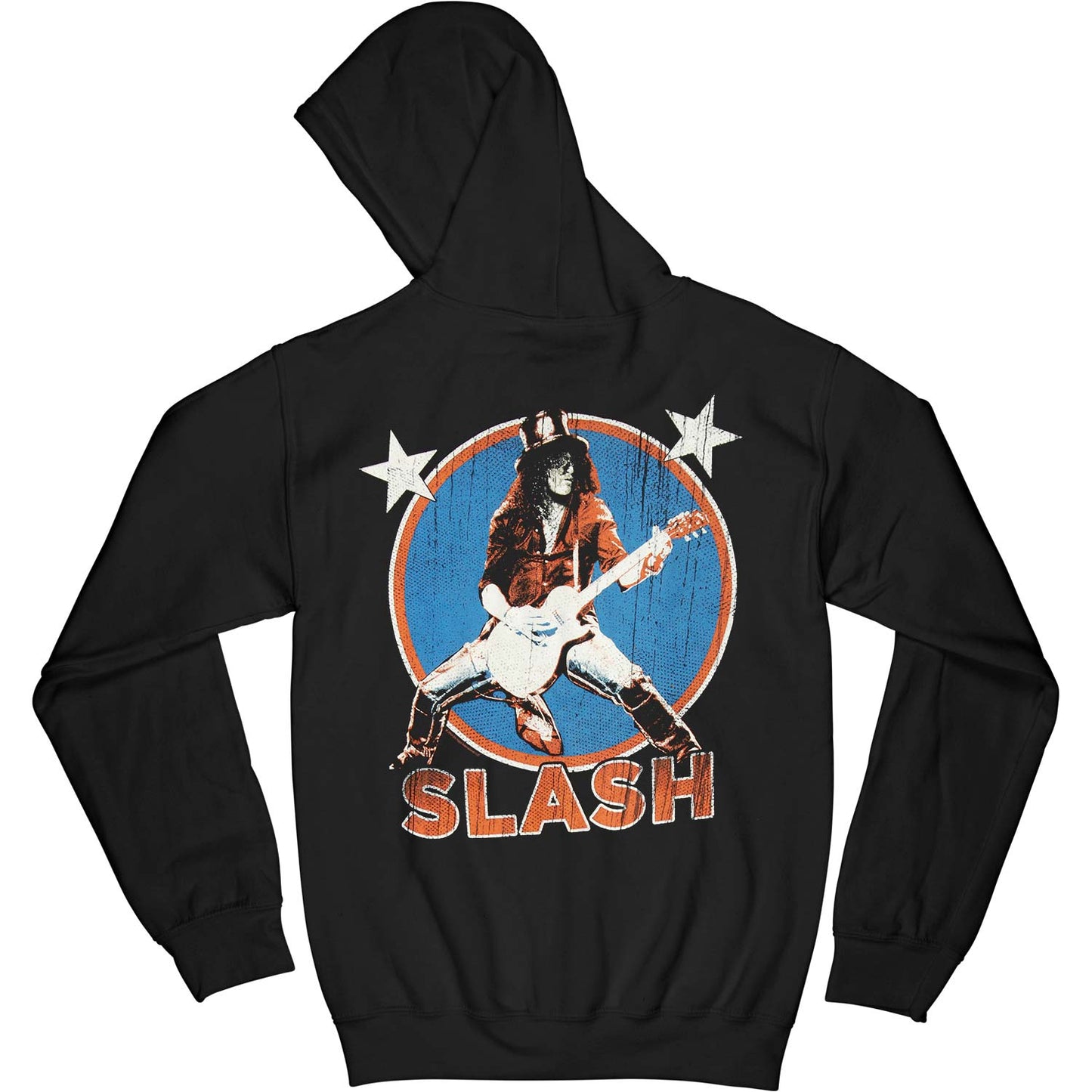 Deteriorated Zippered Hooded Sweatshirt