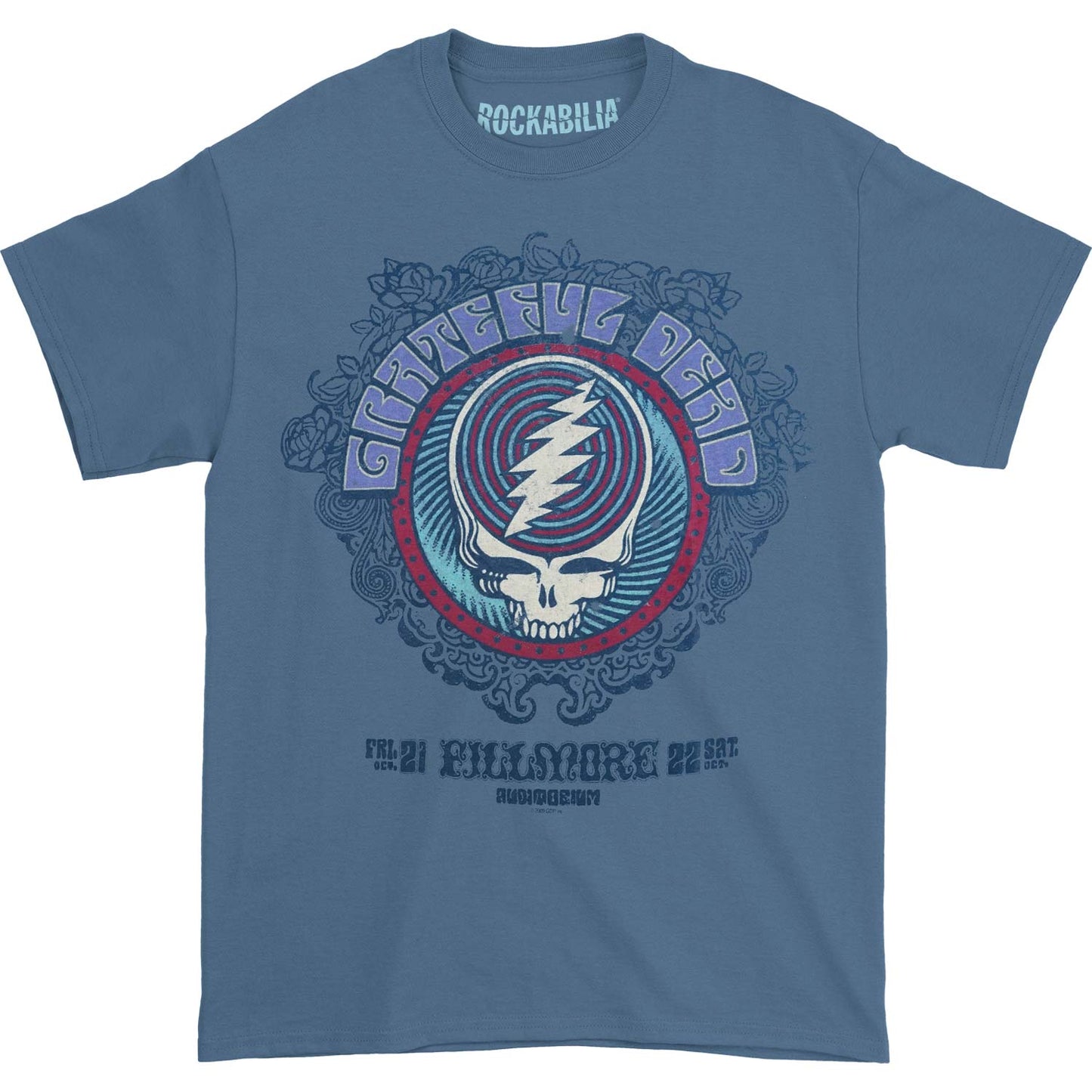 Grateful Dead Fillmore Blue T-shirt