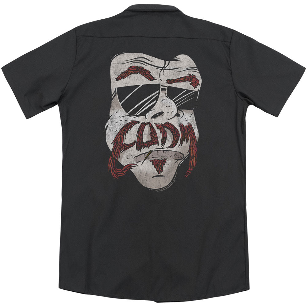 Stache (Back Print) Work Shirt