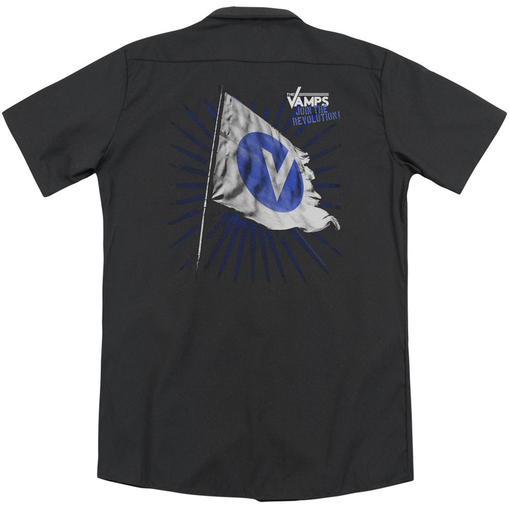 Flag (Back Print) Work Shirt