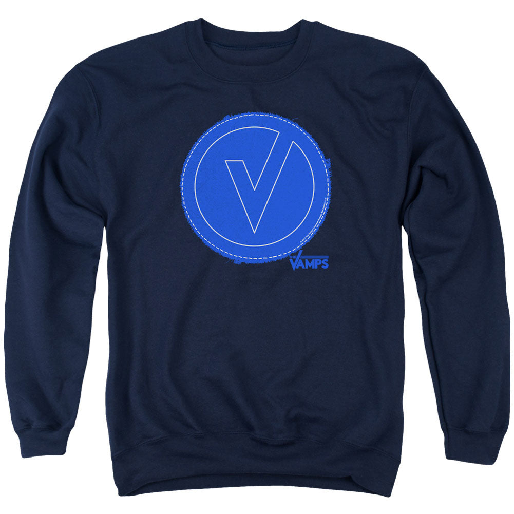 Vamps Frayed Patch Adult Sweatshirt