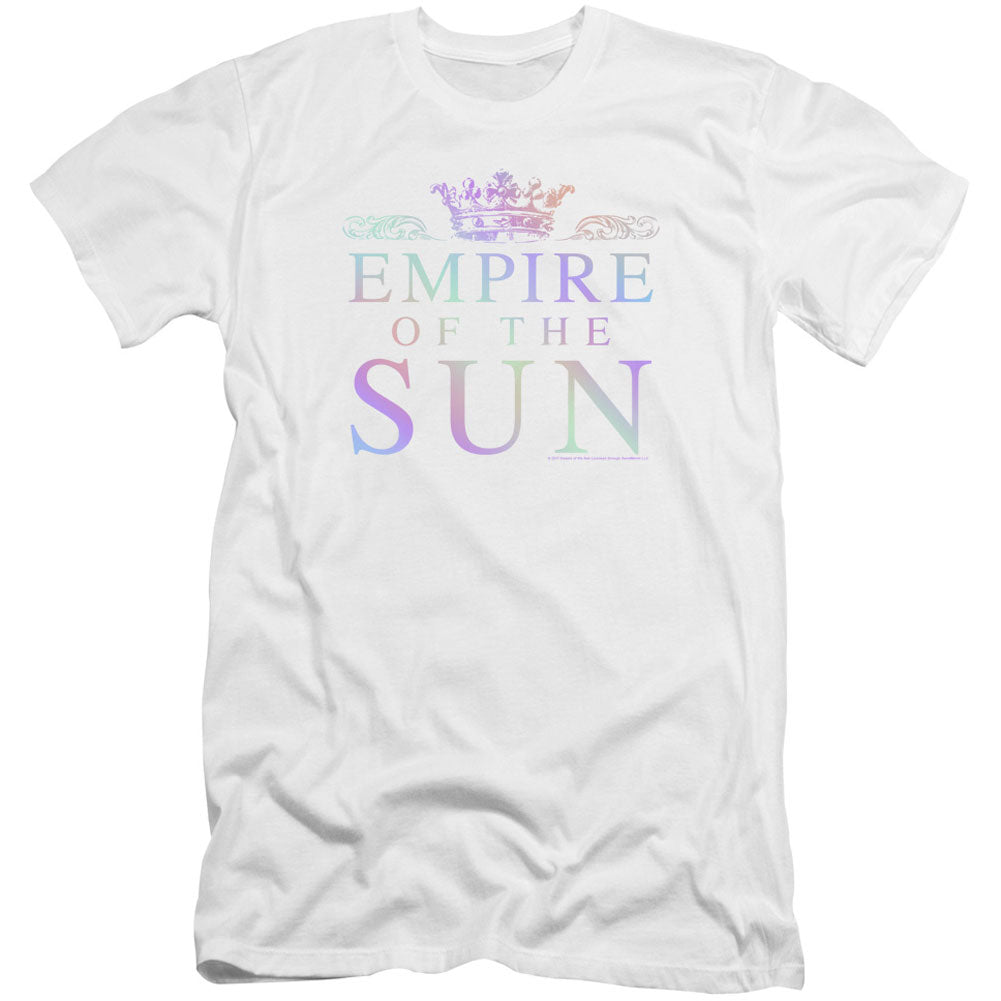 Rainbow Logo Premium Canvas Brand Slim Fit T-shirt