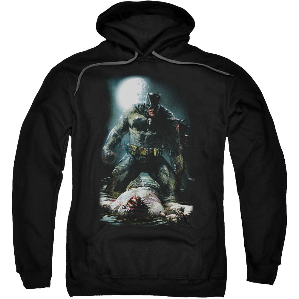 Batman Mudhole Adult 25% Poly Hooded Sweatshirt