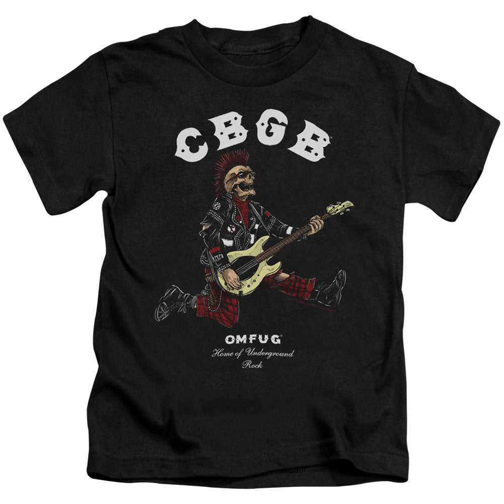 Cbgb Skull Jump Juvenile Childrens T-shirt