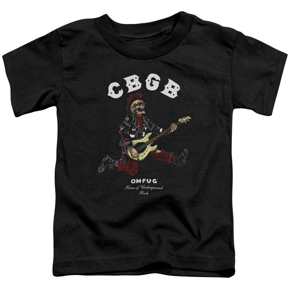 Cbgb Skull Jump Toddler Childrens T-shirt