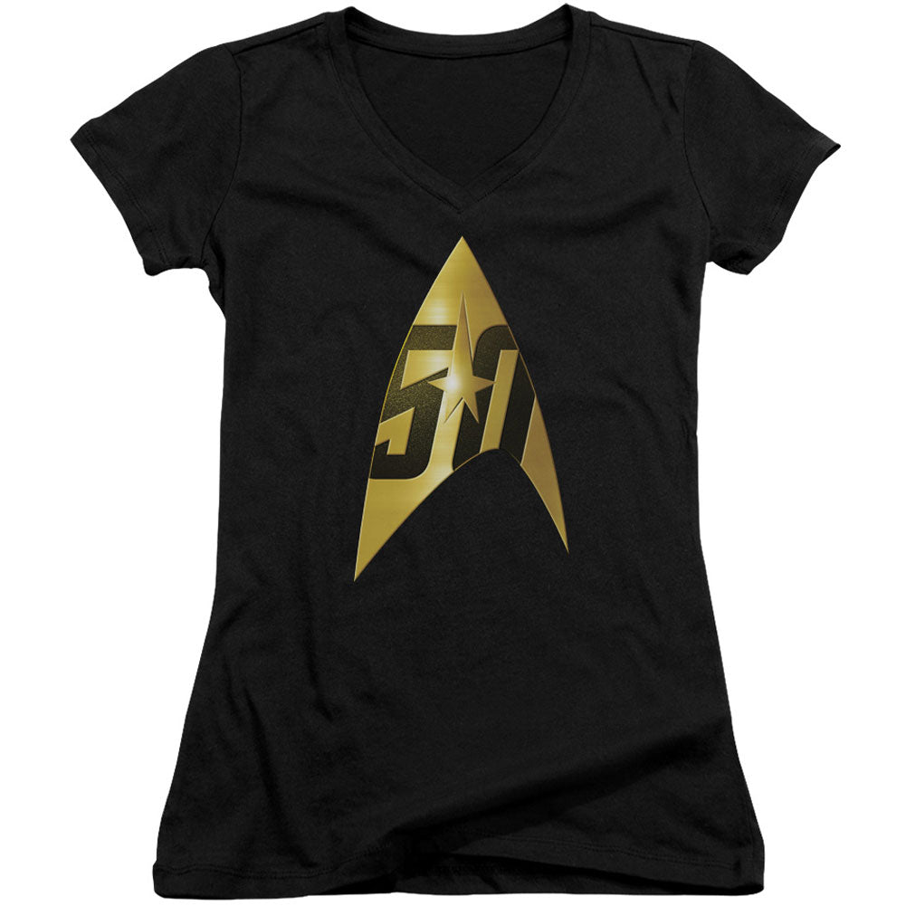 50th Anniversary Delta V-Neck Junior Top