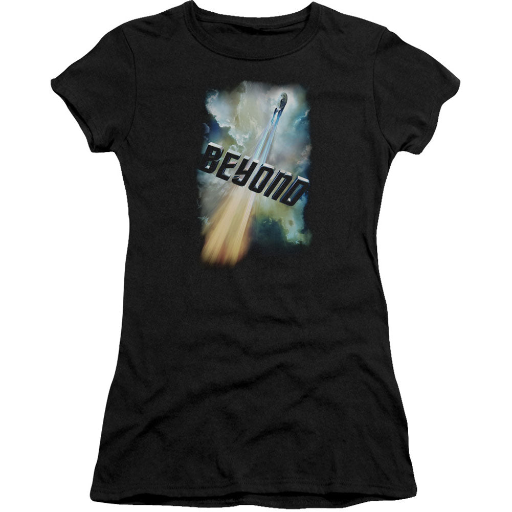 Beyond Poster Cap Sleeve Junior Top