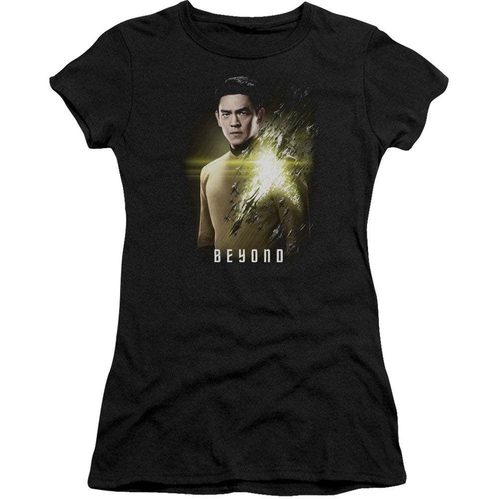 Sulu Poster Cap Sleeve Junior Top