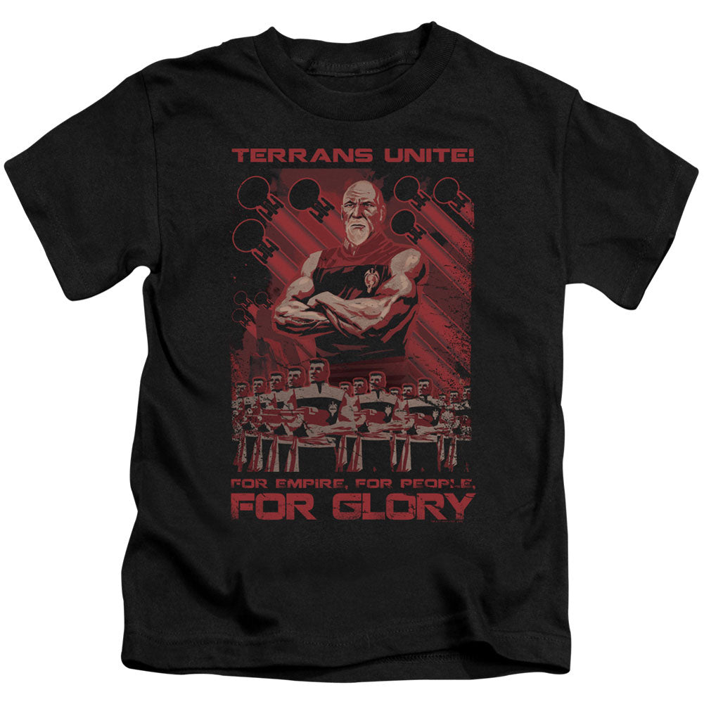 Star Trek Terrans Unite Juvenile Childrens T-shirt