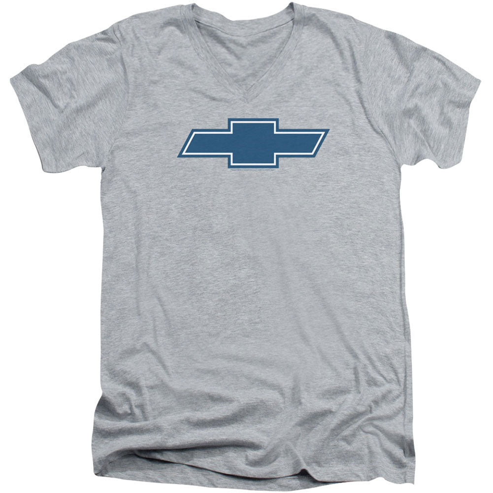Chevy Simple Vintage Bowtie Adult V-Neck Slim Fit T-shirt