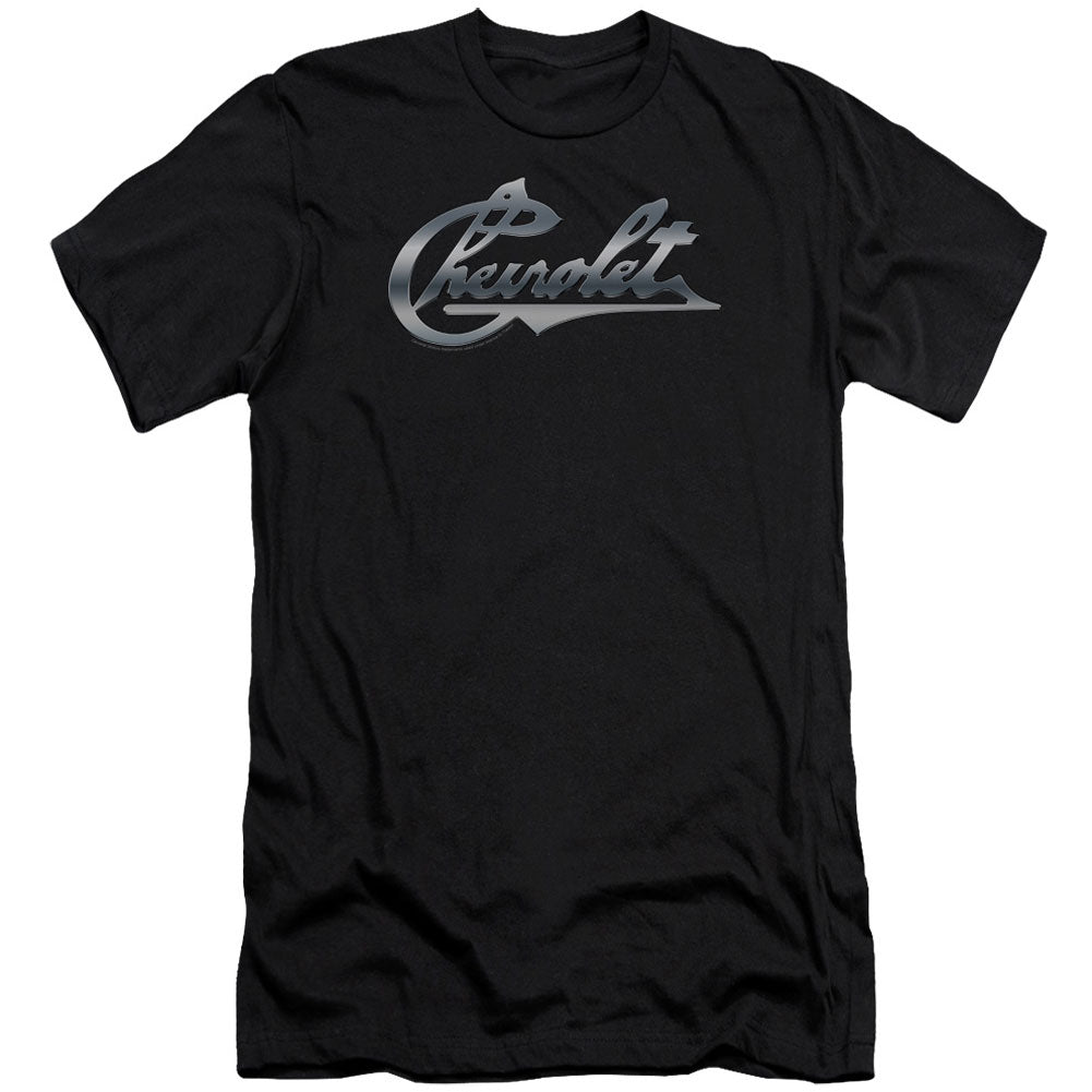 Chevy Chrome Vintage Chevy Bowtie Adult Slim Fit Slim Fit T-shirt