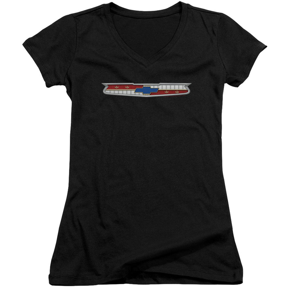 56 Bel Air Emblem V-Neck Junior Top