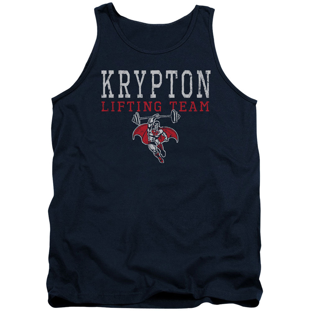 DC Comics Krpton Lifting Mens Tank