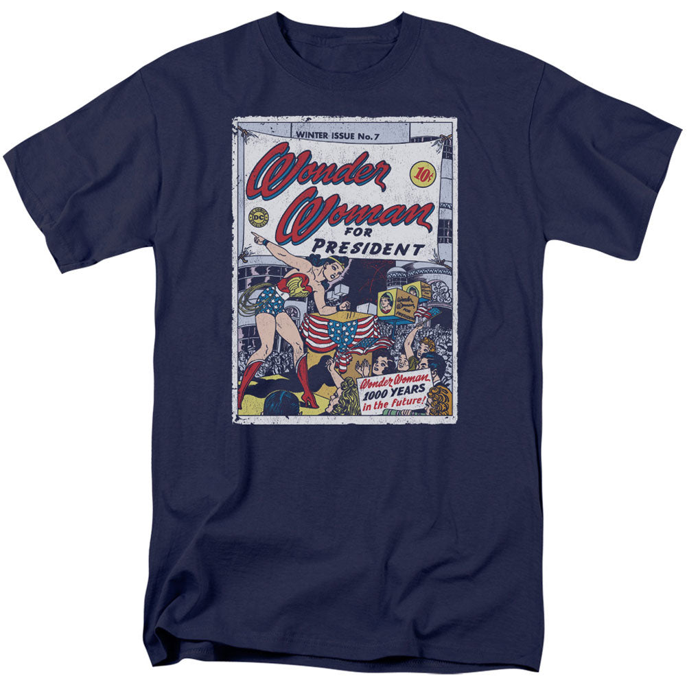 DC Comics Ww For President Adult T-shirt