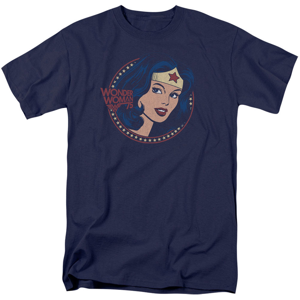 DC Comics Ww75 Starburst Portrait Adult T-shirt