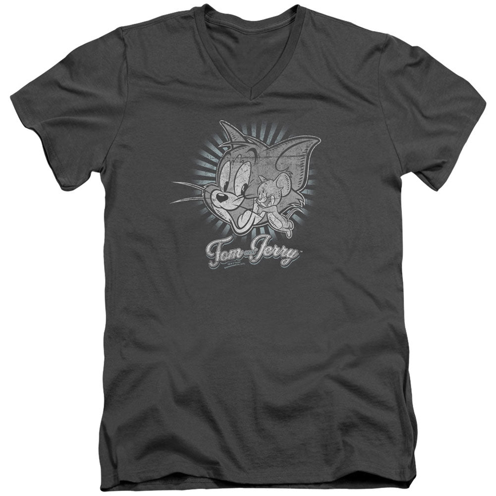 Fast And The Furious Classic Pals Adult V-Neck Slim Fit T-shirt