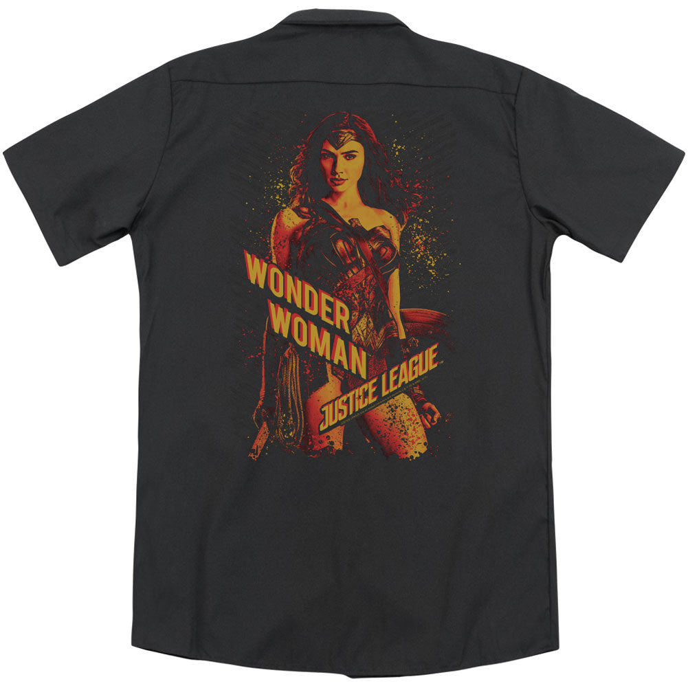 Justice League Wonder Woman (Back Print) Workshirt