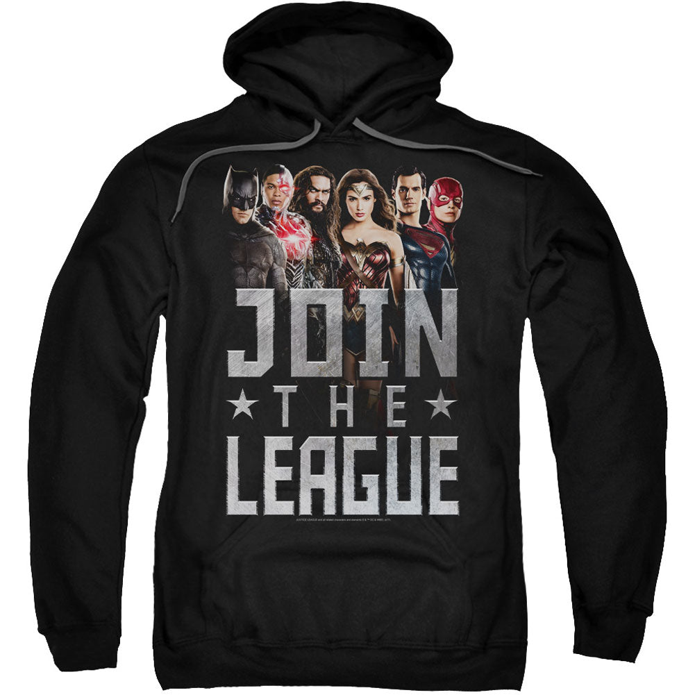 Join The League Adult 25% Poly Hooded Sweatshirt