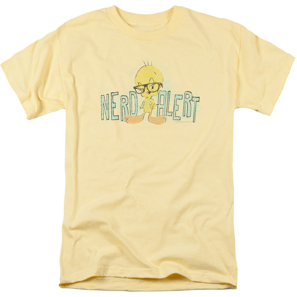 Looney Tunes Nerd Alert Adult T-shirt
