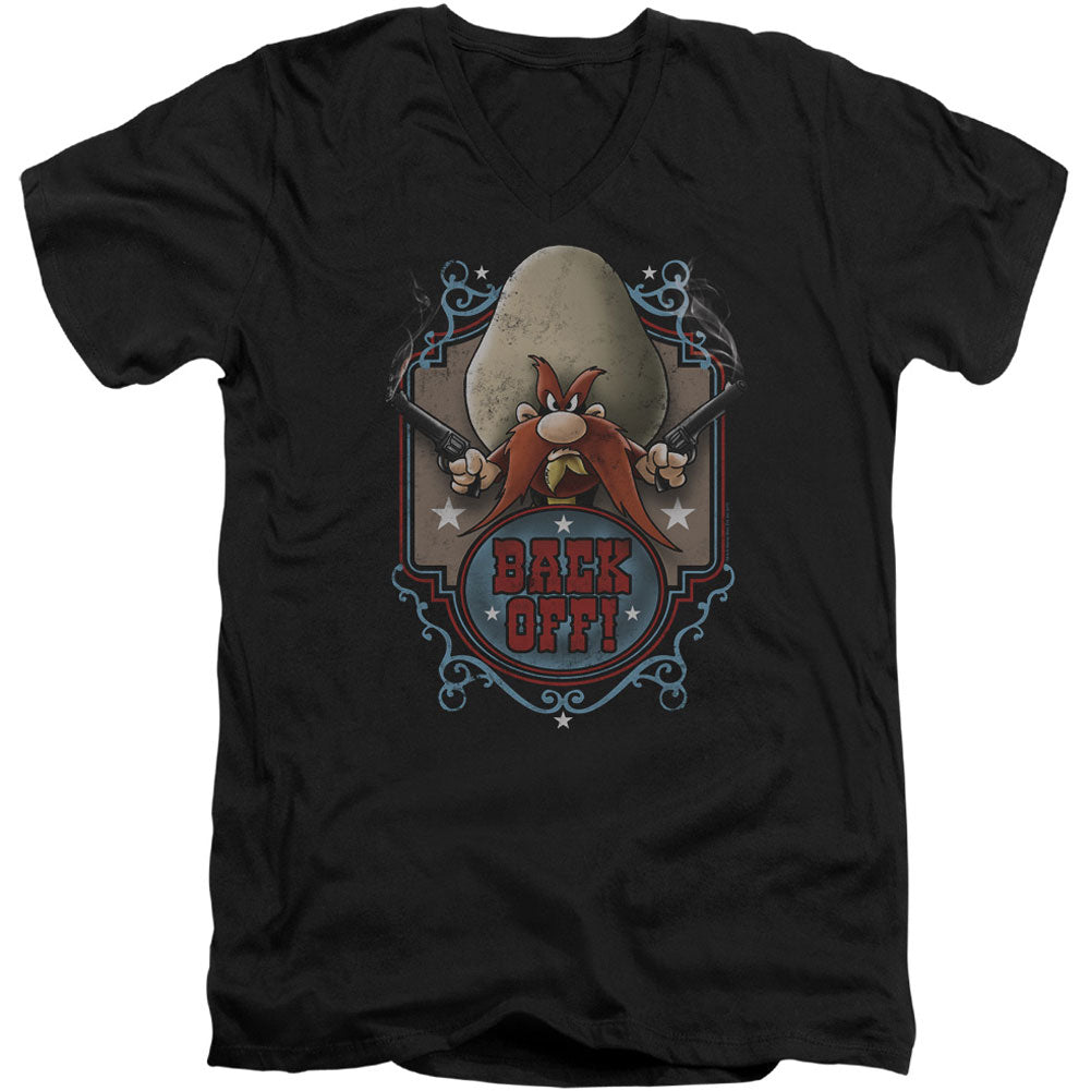 Looney Tunes Back Off Adult V-Neck Slim Fit T-shirt