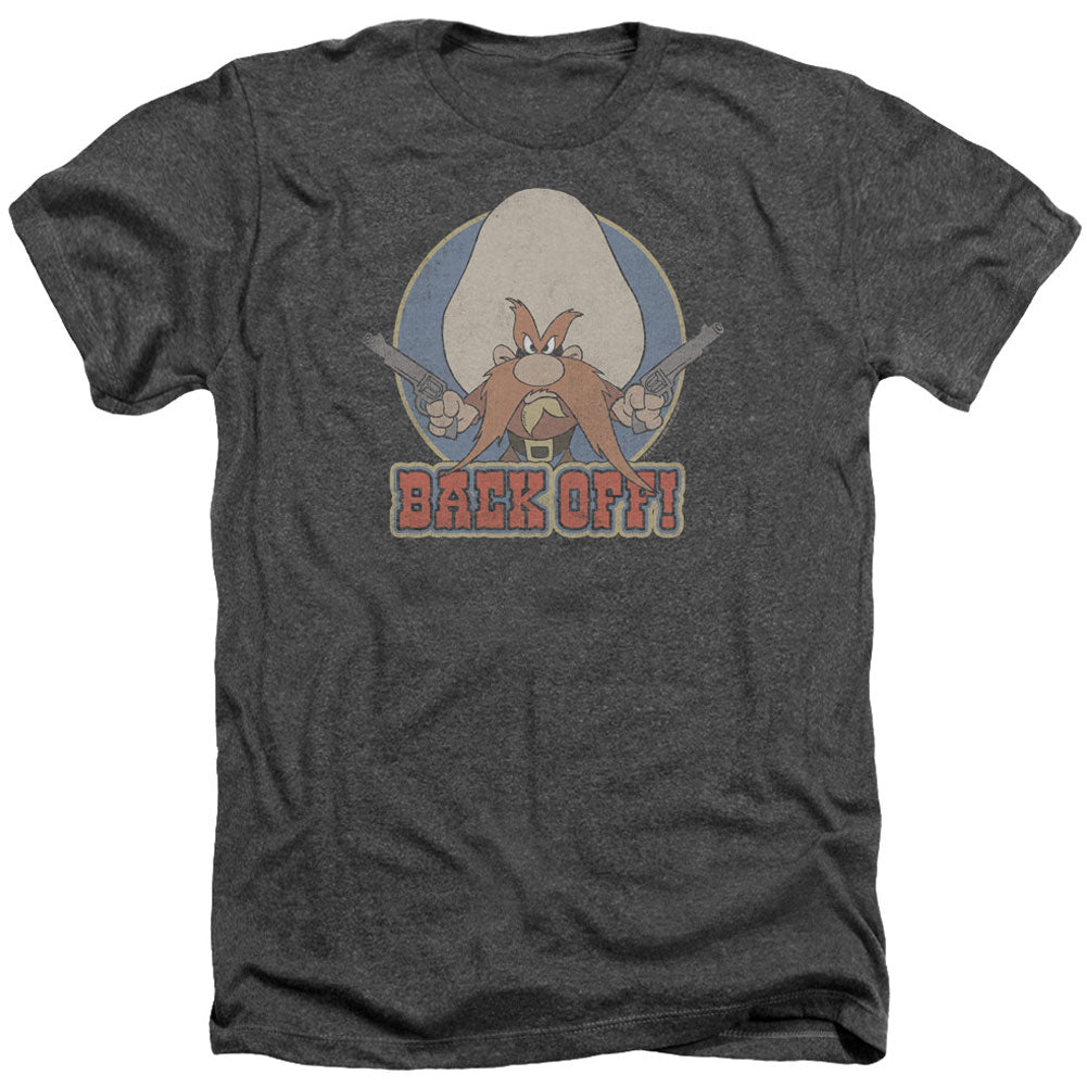 Looney Tunes I Said Back Off Adult Heather 40% Poly T-shirt