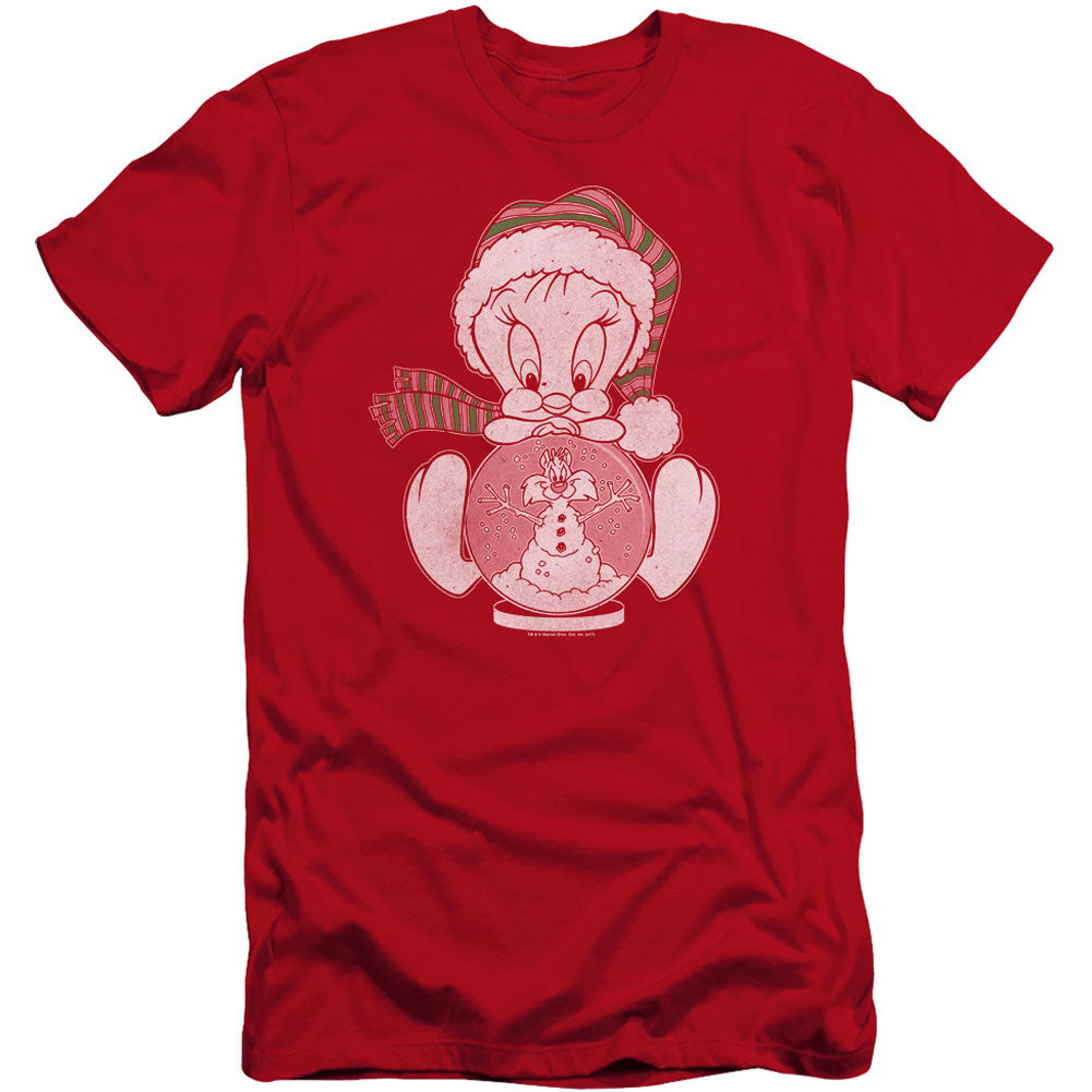 Looney Tunes Tweey Globe Premium Canvas Brand Slim Fit T-shirt