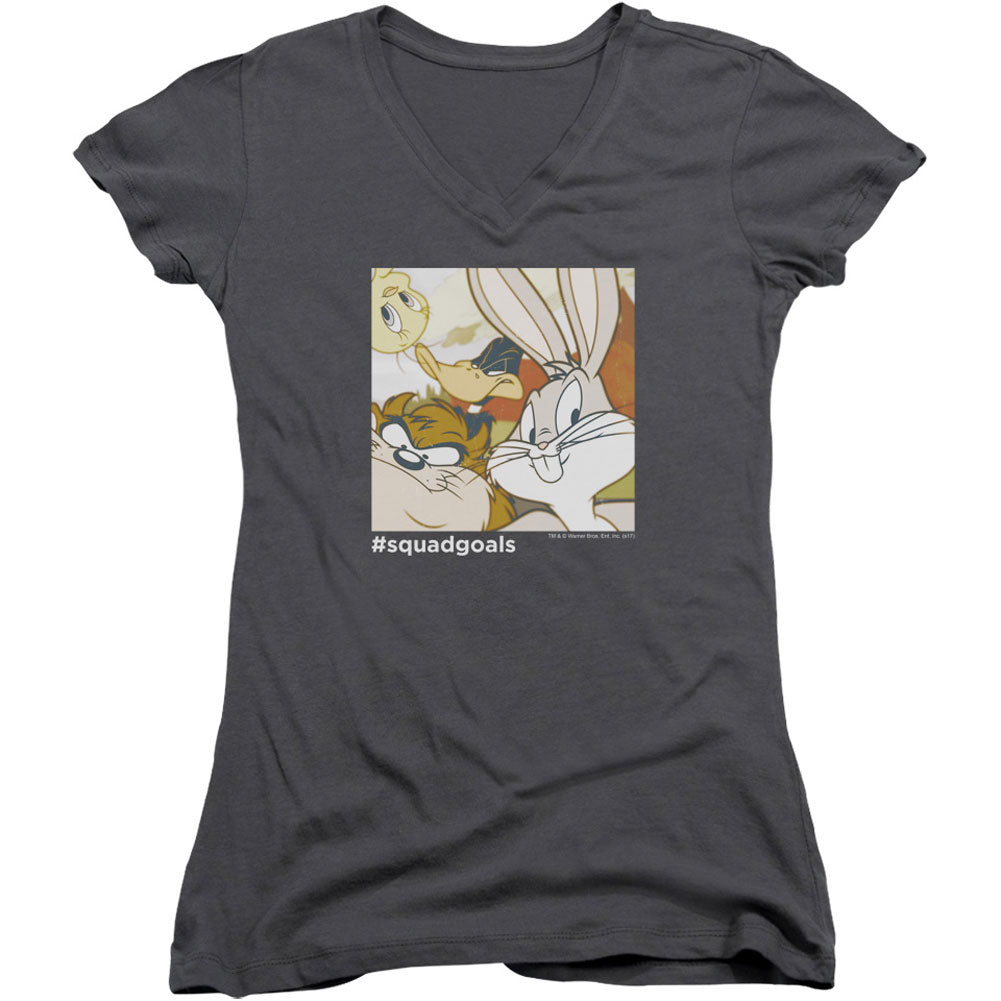 Looney Tunes Squad Goals V-Neck Junior Top