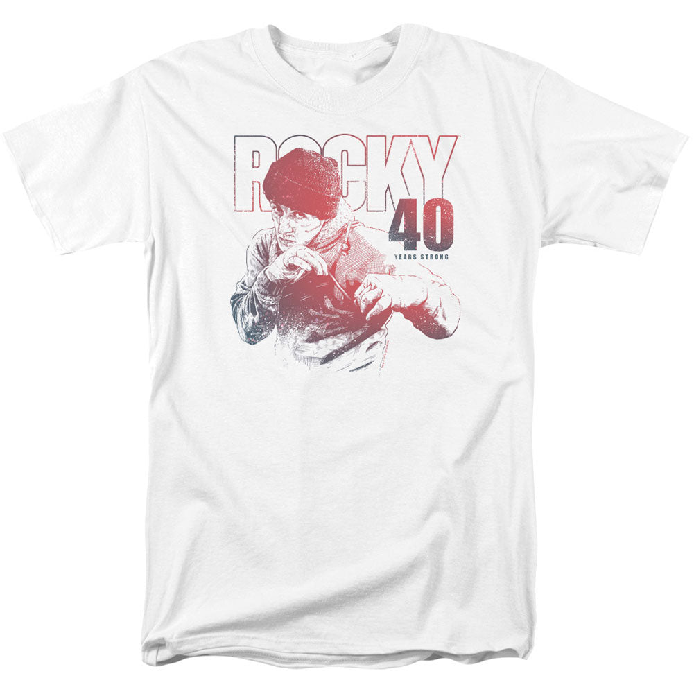 Rocky 40 Years Strong Adult T-shirt