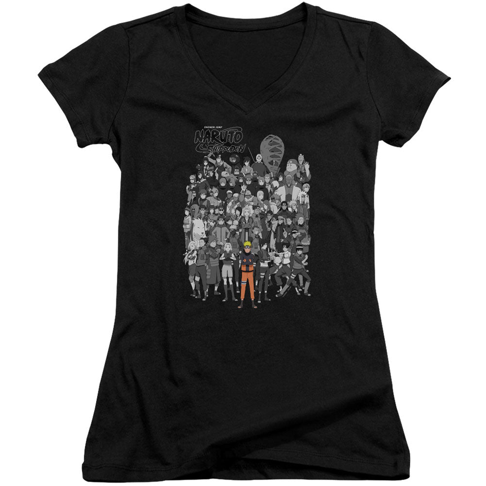 Naruto Characters V-Neck Junior Top