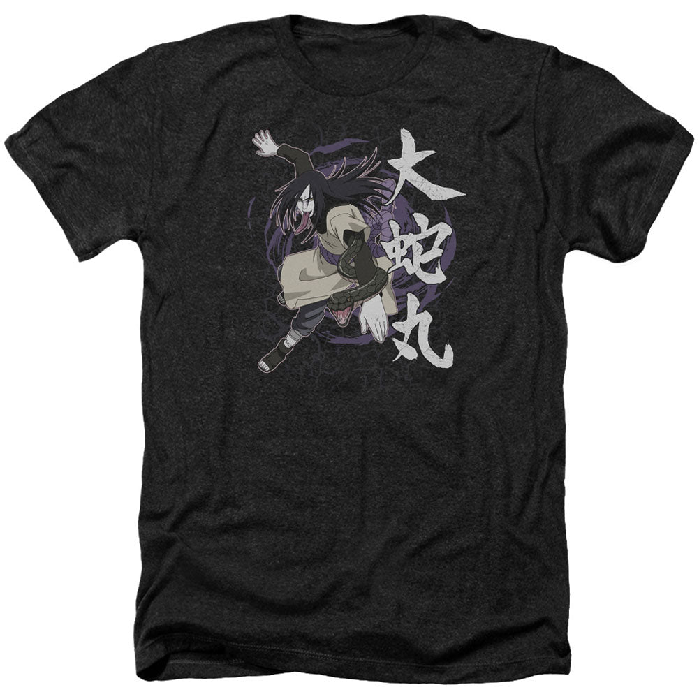 Naruto Leaves Headband Adult Heather 40% Poly T-shirt