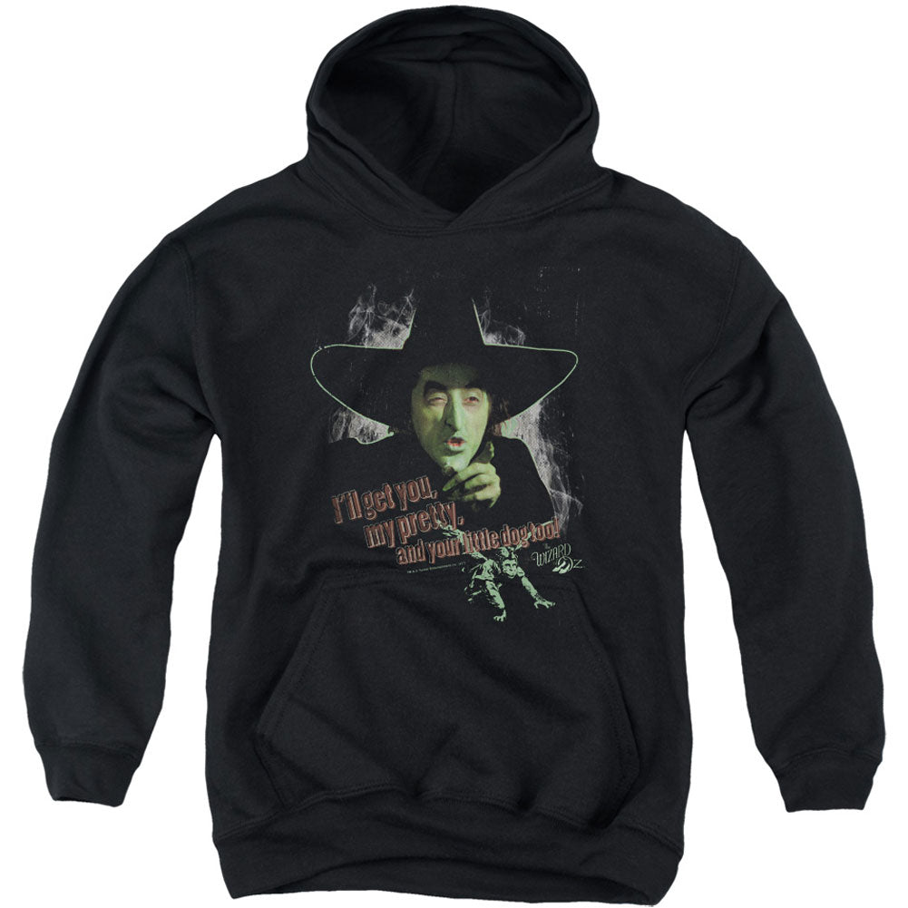 Wizard Of Oz And Your Little Dog Too Youth 50% Poly Hooded Sweatshirt