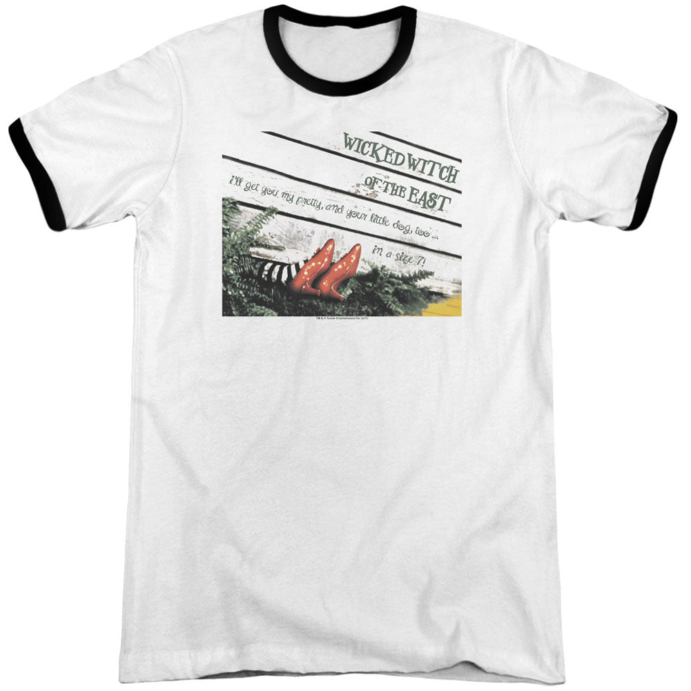 Wizard Of Oz Size 7 Adult Ringer T-shirt