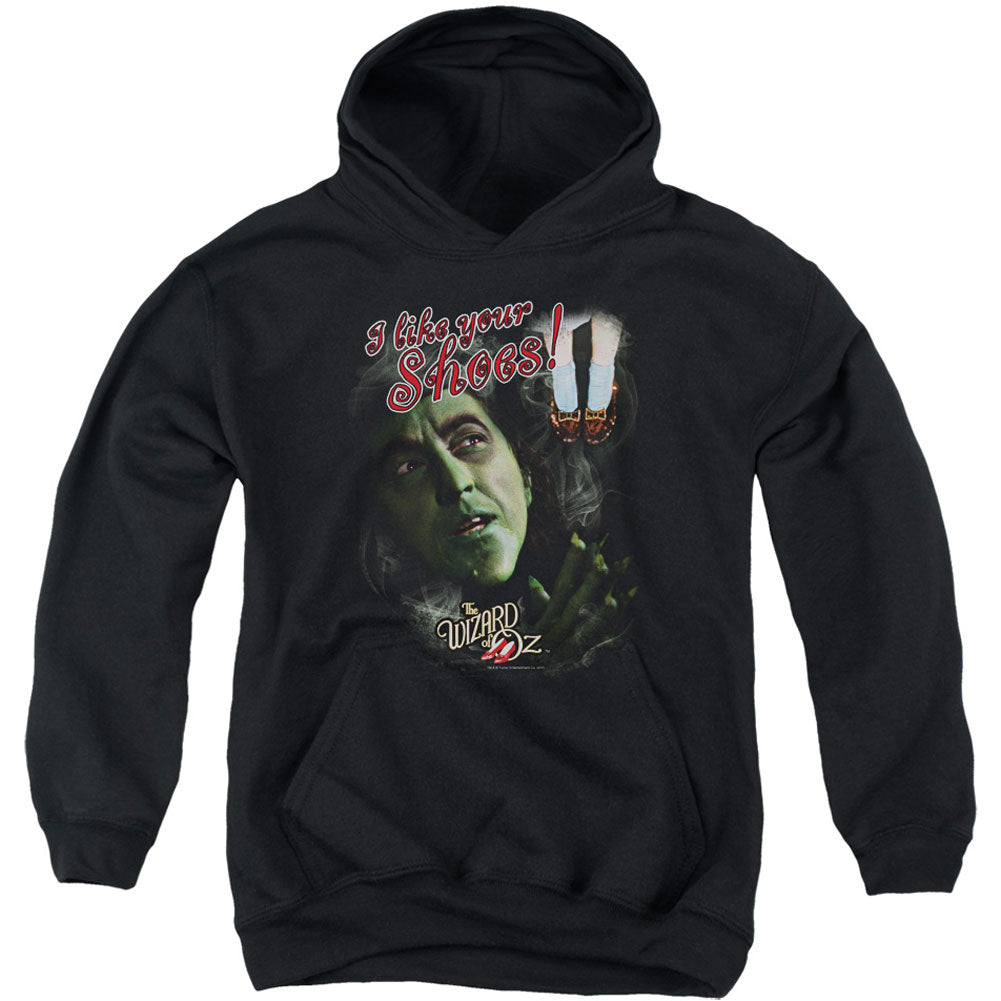 Wizard Of Oz I Like Your Shoes Youth 50% Poly Hooded Sweatshirt